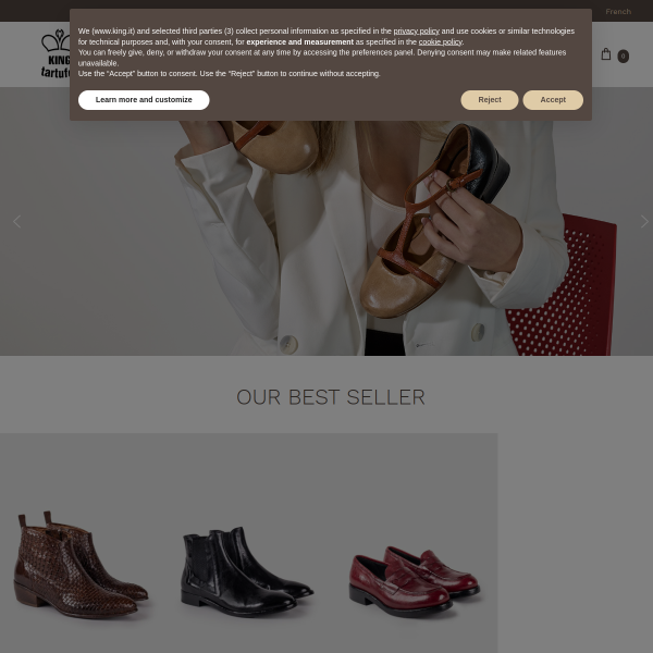Website preview of KING WHALE S.R.L.