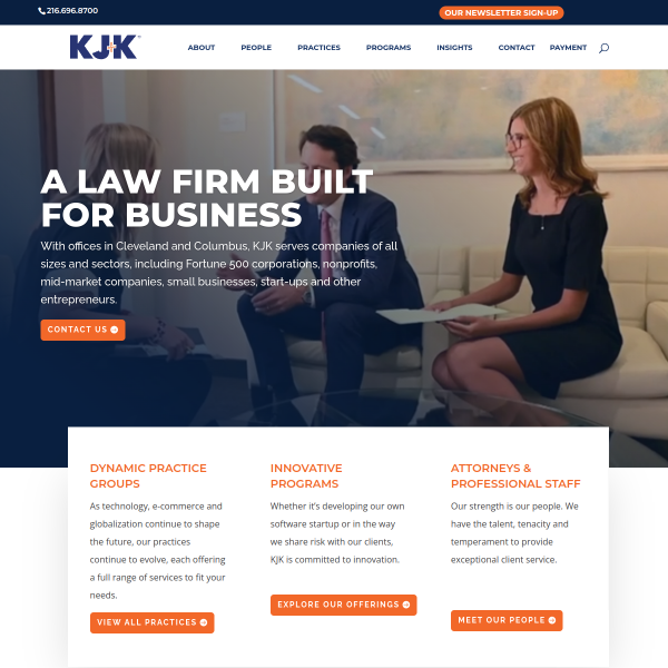 Website preview of KJK ENTERPRISE, INC.