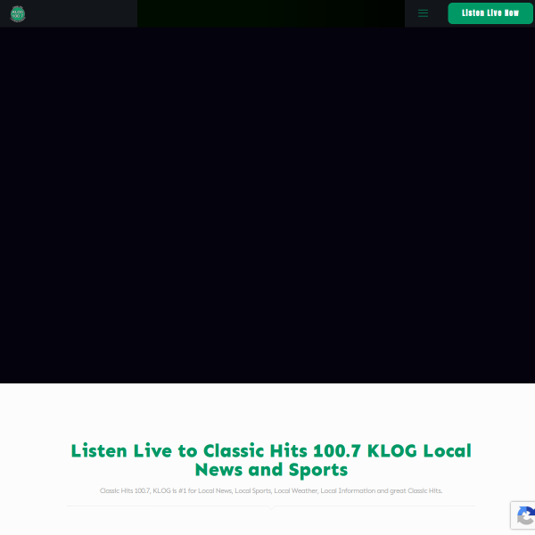 Website preview of klog the home team station