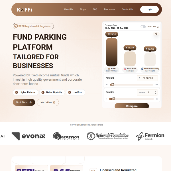 Website preview of KOFFI DIBY