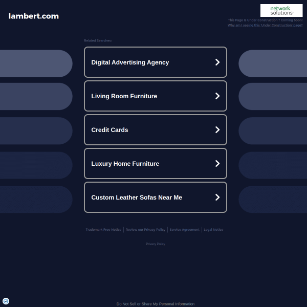 Website preview of lambert’s fruit