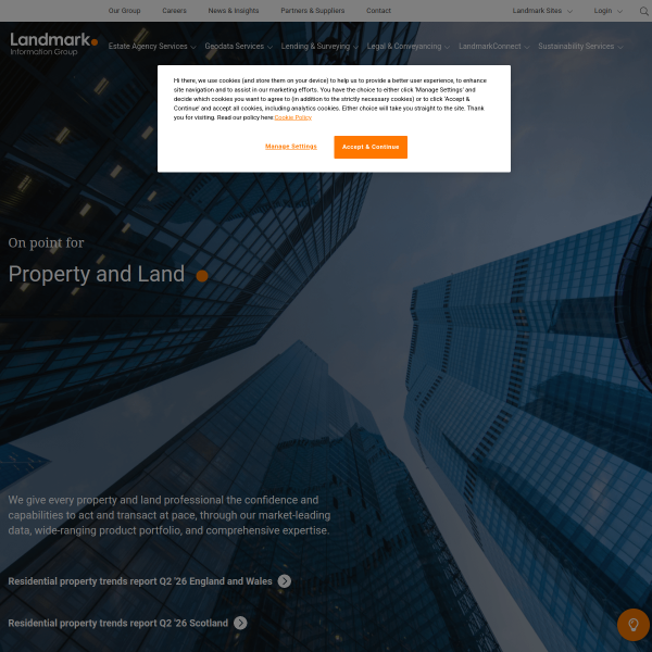 Website preview of LANDMARK FENCING LIMITED