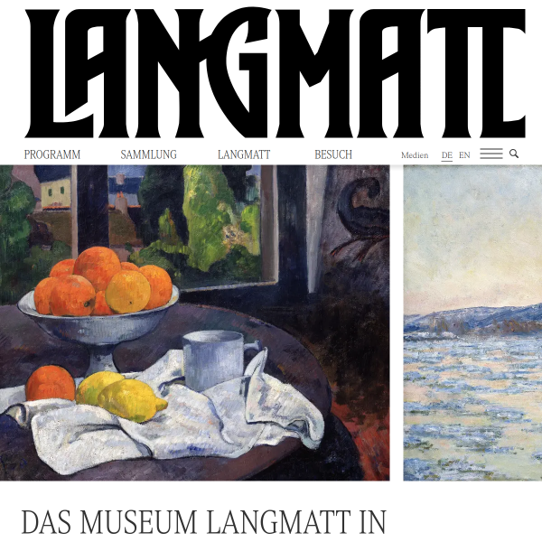 Website preview of Langmatt 1
