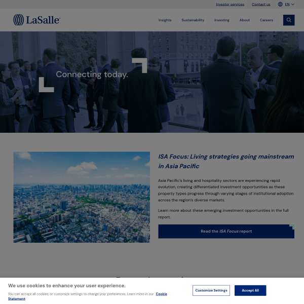 Website preview of LASALLE BVK CANADA ADVANTAGE SCSP SICAV-RAIF
