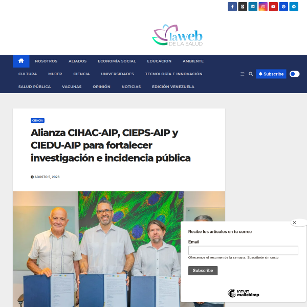 Alianza CIHAC-AIP, CIEPS-AIP y CIEDU-AIP para fortalecer investigación e incidencia pública