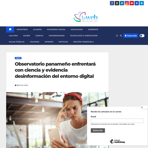 Observatorio panameño enfrentará con ciencia y evidencia desinformación del entorno digital