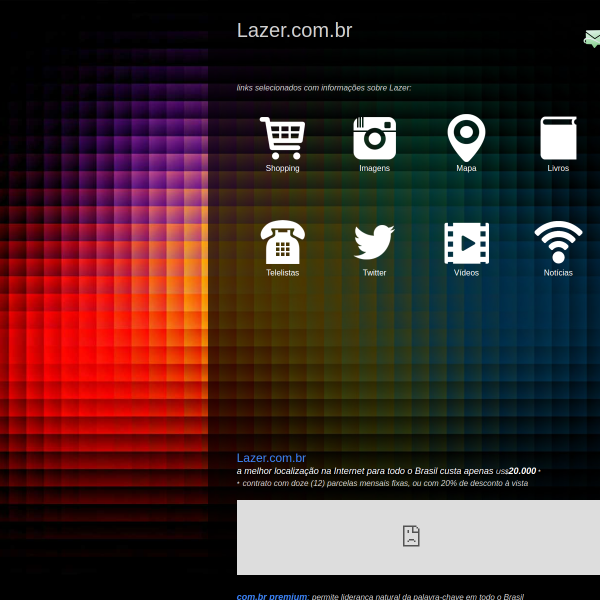 Website preview of lazer e estilo