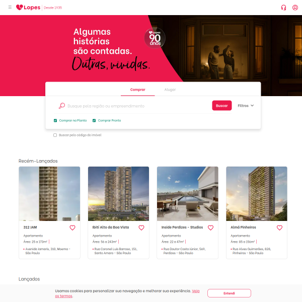 Website preview of LOPES & POLICARPO LTDA