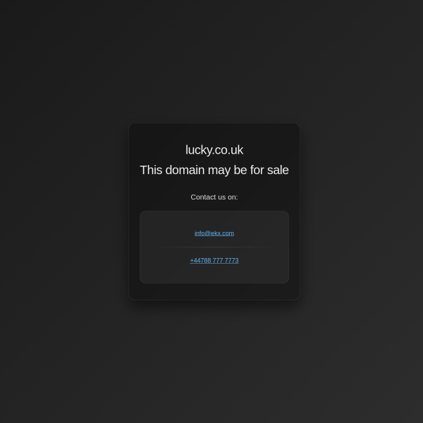 Website preview of LUCKY GENERALS LIMITED