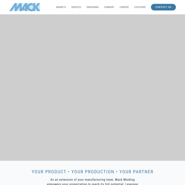 Website preview of MACK HABERDASHERY LLC