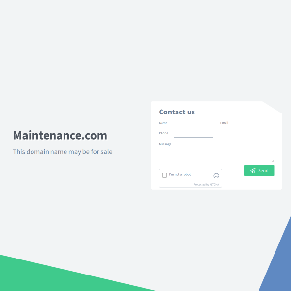 Website preview of Maintenance Foreman