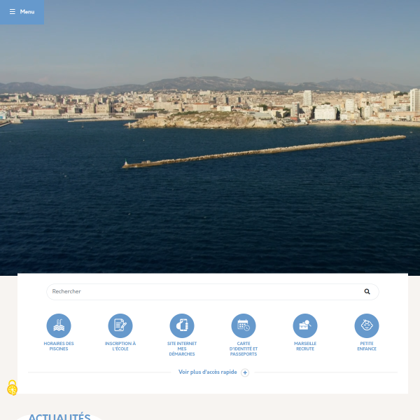 Website preview of MARSEILLE GRAND LITTORAL SAS