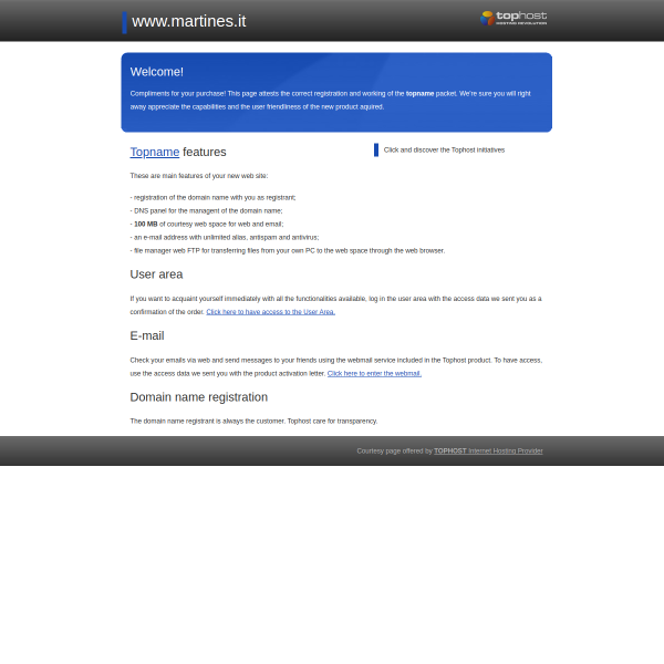 Website preview of MARTINES ANNA