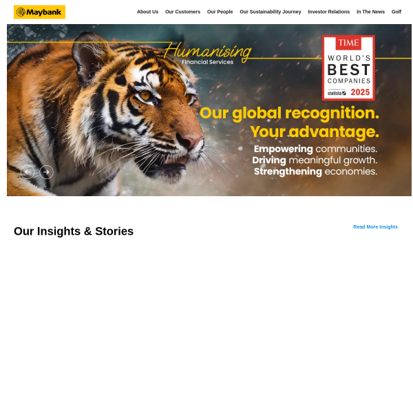 Website preview of Maybank Global Shariah Multi-Assets - I Fund