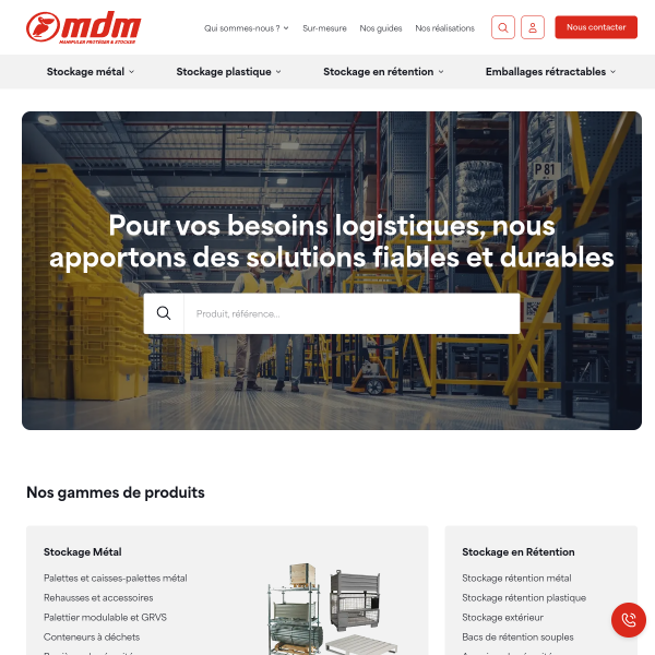Website preview of mdm development