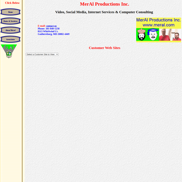 Website preview of Meral Shiv Mandir