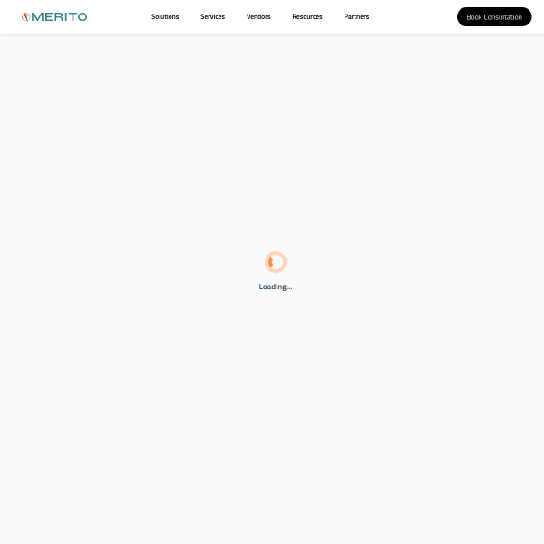 Website preview of Merito Consulting s.r.o.