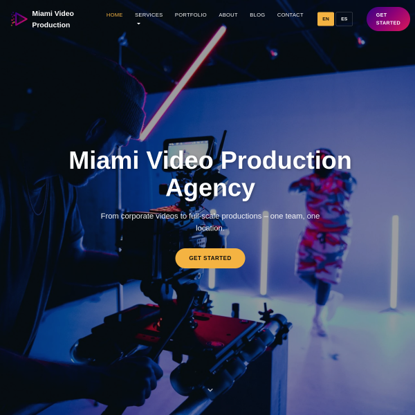 miamivideoproduction.ai screenshot