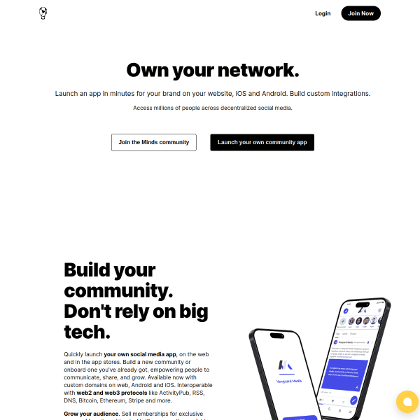 Website preview of minds matter