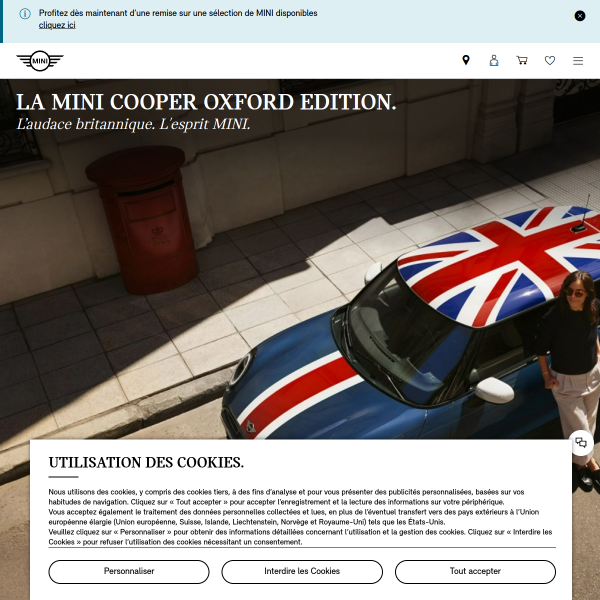 Website preview of MINI STORE CAR AVENUE METZ