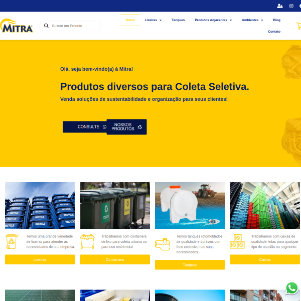 Website preview of MITRA DA ARQUIDIOCESE DE CURITIBA