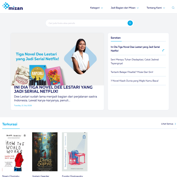 Website preview of Mizan Grand Intertraders Sdn Bhd