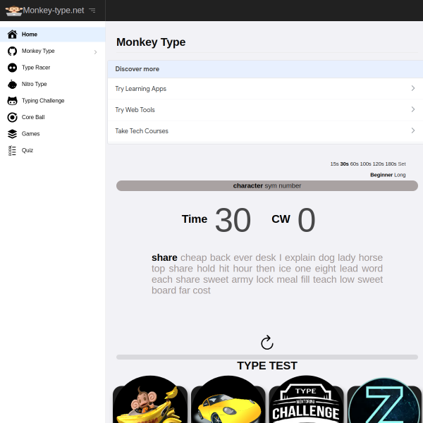 monkey-type.net