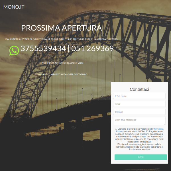 Website preview of Mono ni kokoro