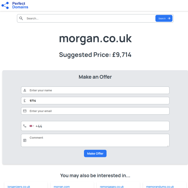 Website preview of MORGAN INNOVATION & TECHNOLOGY LTD