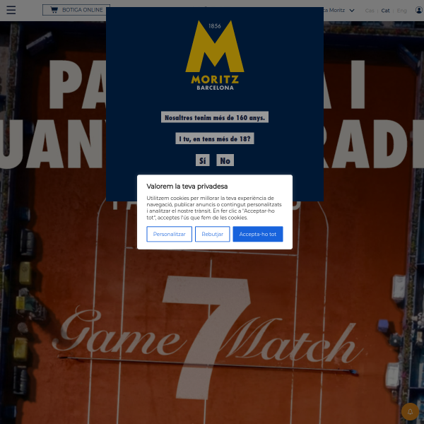 Website preview of Moritz Eis