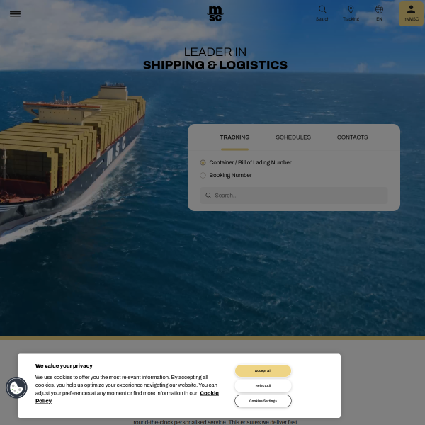 Website preview of MSC Budownictwo Ogólne