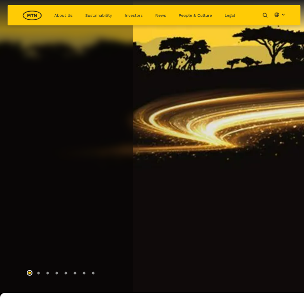 Website preview of MTN NIGERIA COMMUNICATIONS PLC