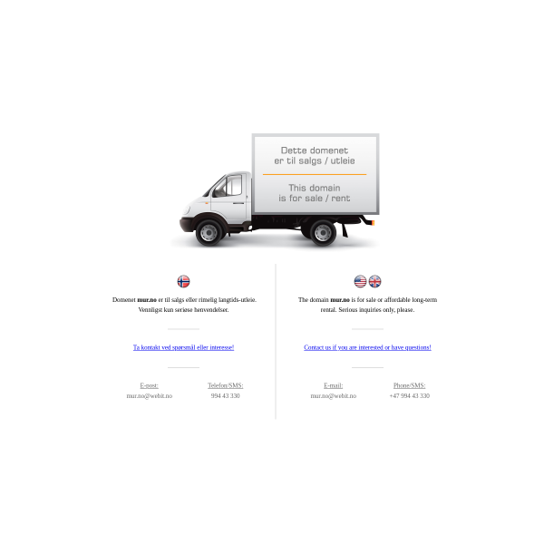 Website preview of MUR OG PEIS AS