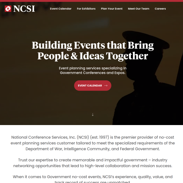 Website preview of ncsi (shanghai) co.,ltd