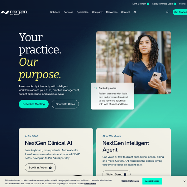 Website preview of NEXTGEN TMF* 2028
