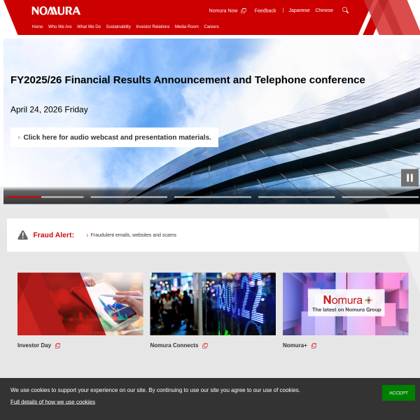 Website preview of NOMURA MACRO LIQUIDITY DIVERSIFIED FUND - MALID 1 - CLASS Q