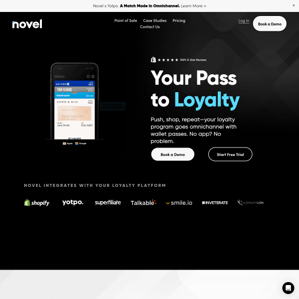 Website preview of NOVEL HOTEL