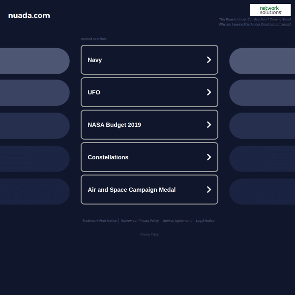 Website preview of NUADA ORTHOPAEDICS LIMITED