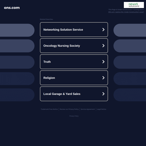 Website preview of Ons Tuis Riviera
