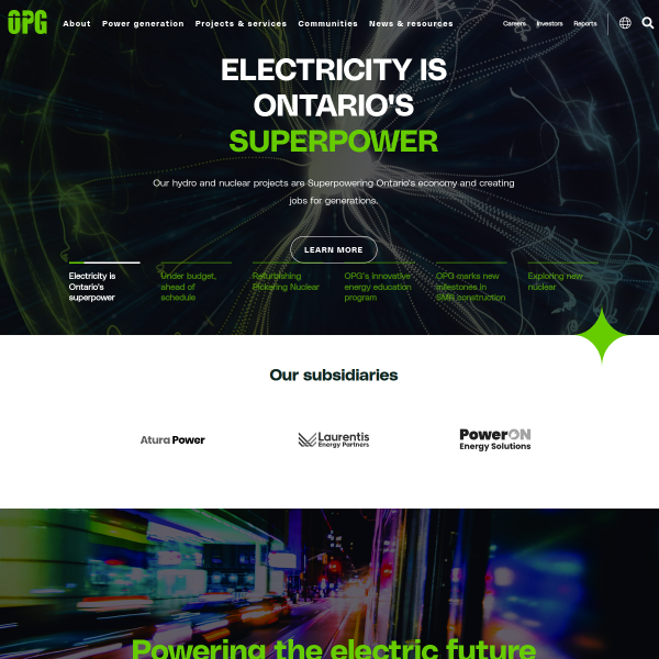 Website preview of OPG Škrnanc