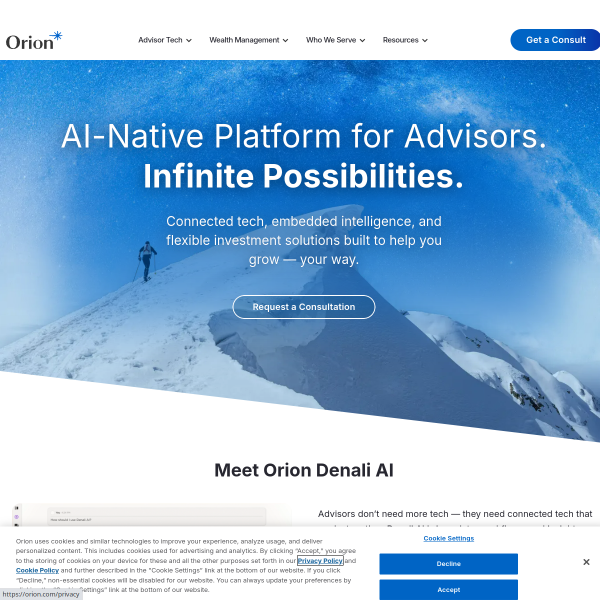 Website preview of ORION CLO 2023-1 LTD.