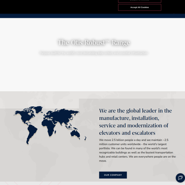 Website preview of OTIS PATRICK