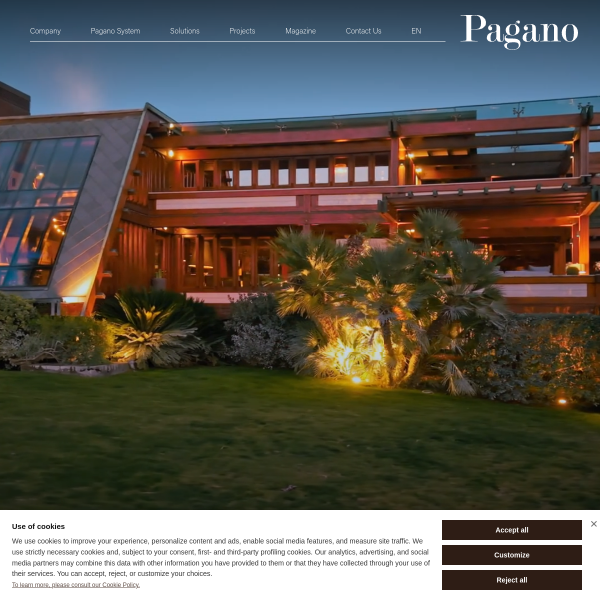 Website preview of PAGANO PIERLUIGI