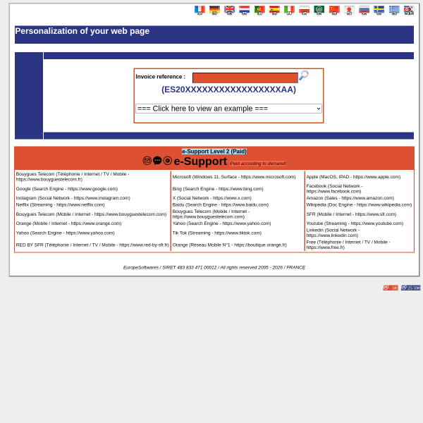 page.europesoftwares.net