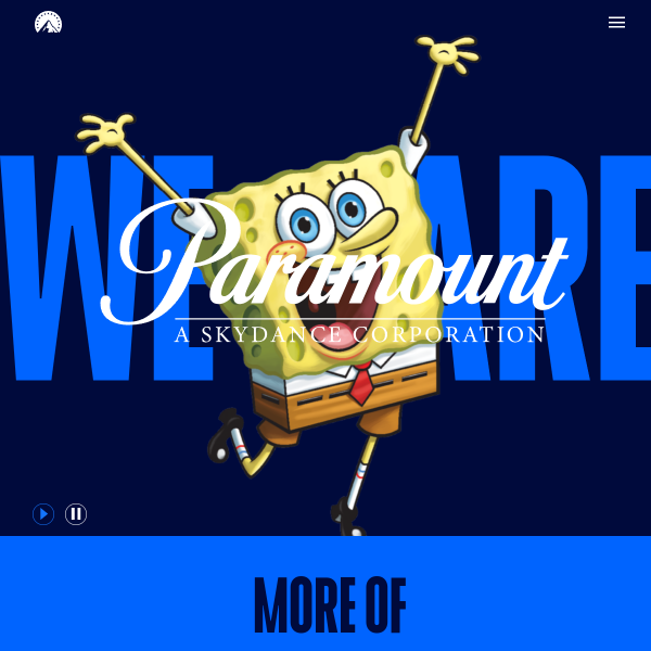 Website preview of Paramount Theatre