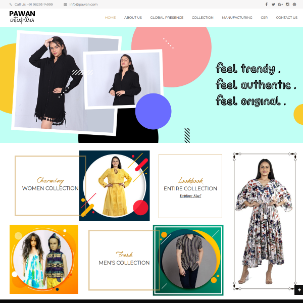Website preview of Pawan Putr Dhaba