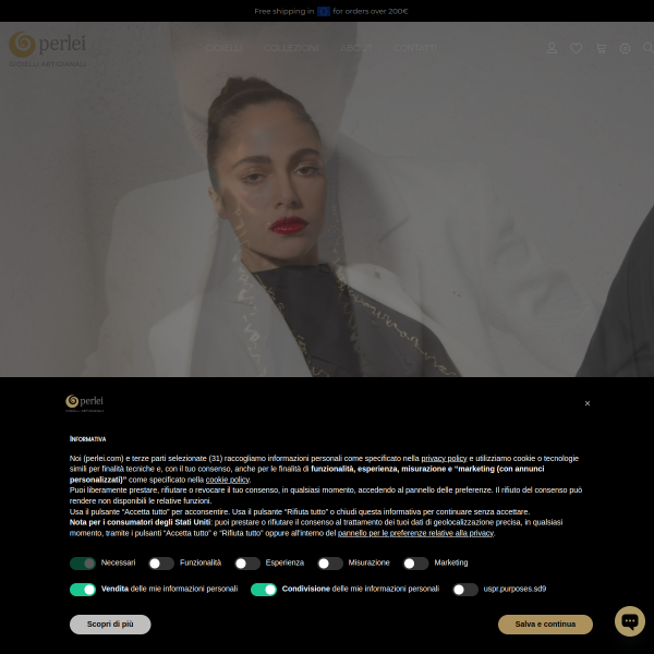 Website preview of perlei textiles pvt ltd