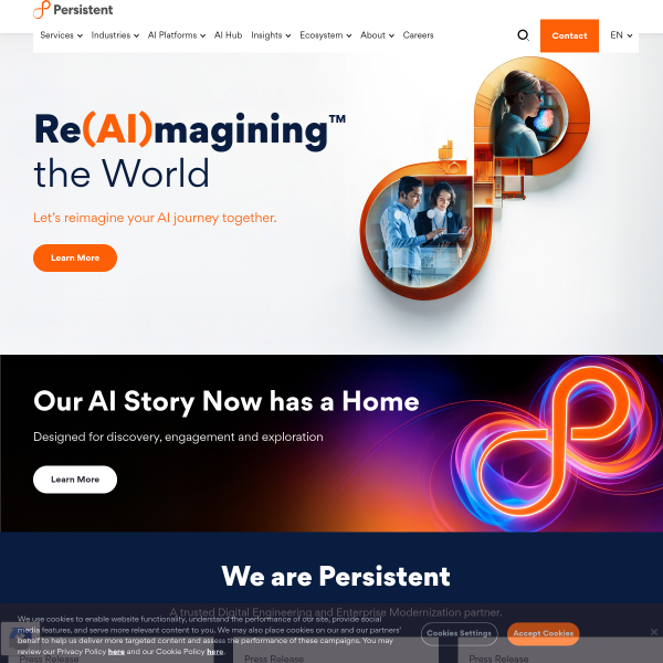 Website preview of Persistent Asset Trading Fund SPC