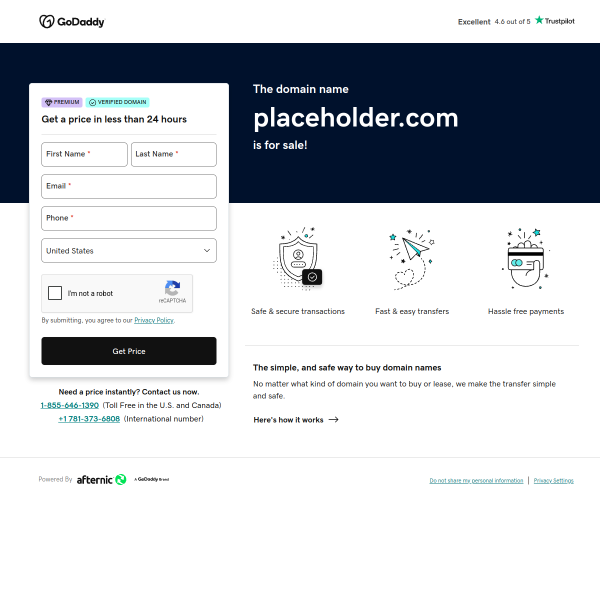 Website preview of Placeholder Gameworks