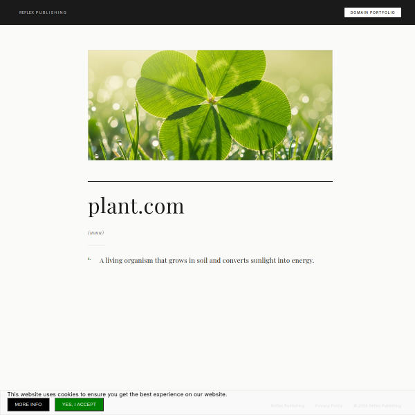 Website preview of Plant Buddy